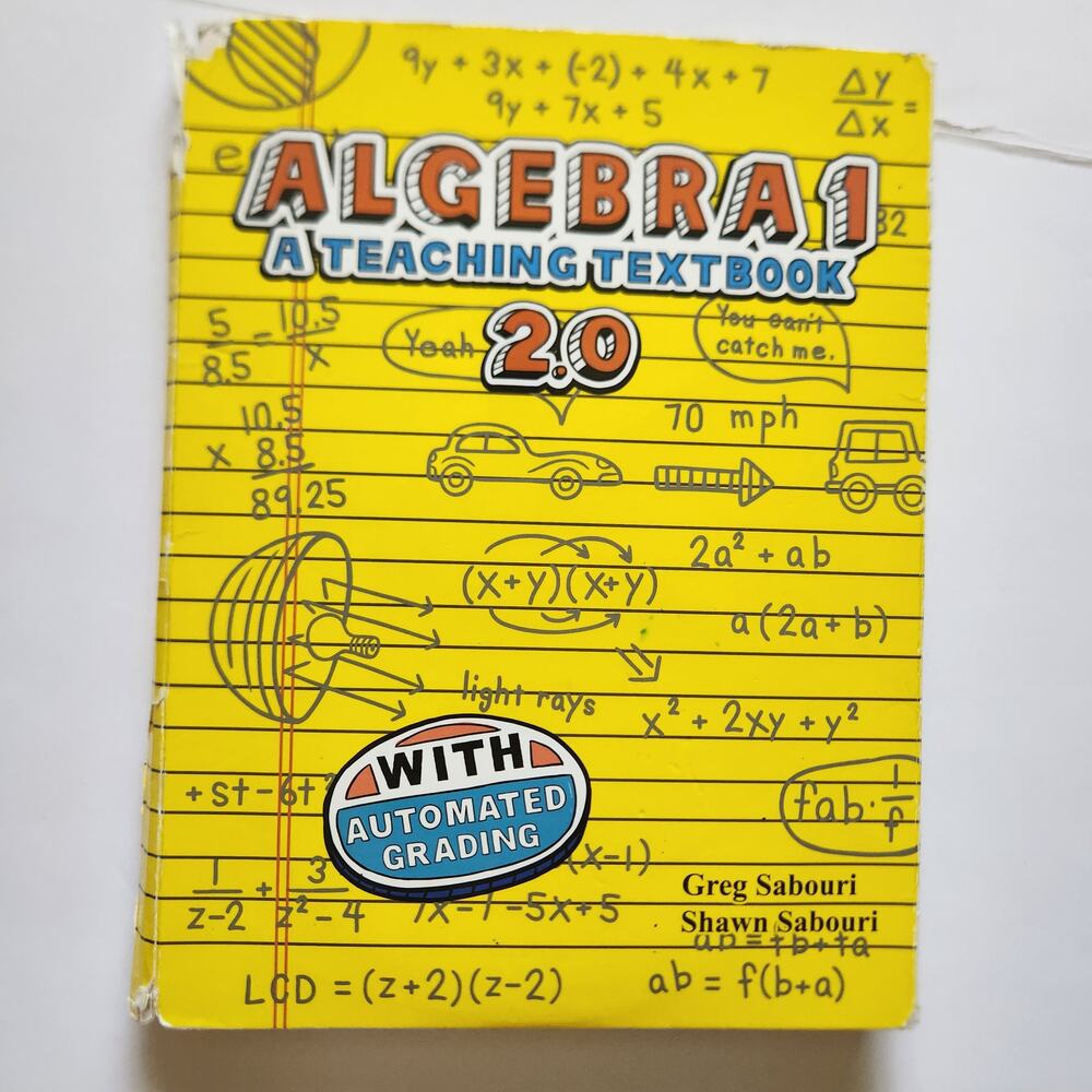 Teaching Textbooks Algebra 1 2.0 CDs Self-Grading Homeschool Digital Sabouri